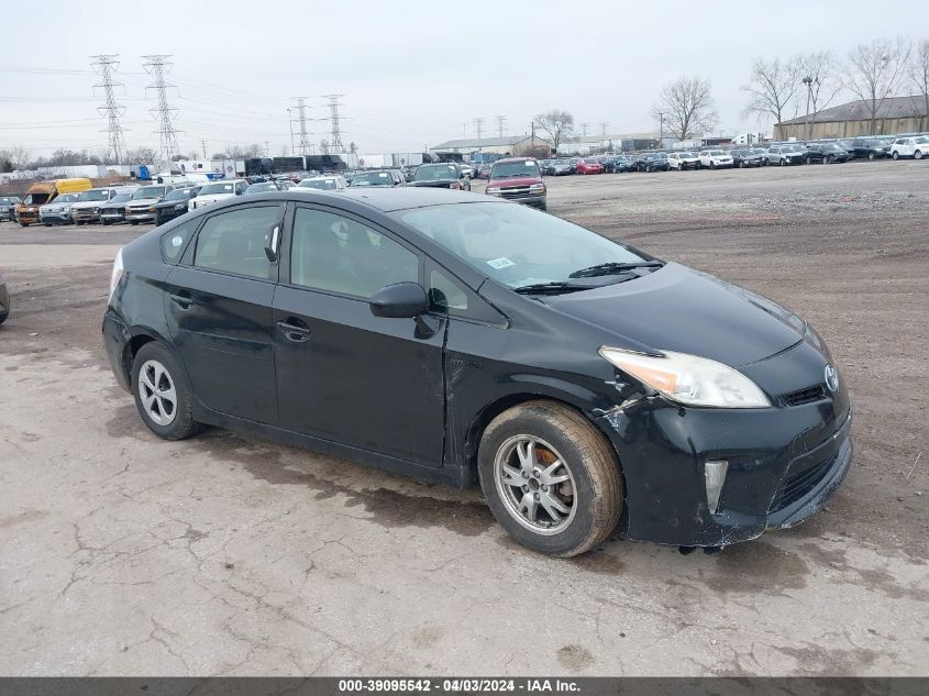 2012 Toyota Prius Two VIN: JTDKN3DU8C1554684 Lot: 39095542