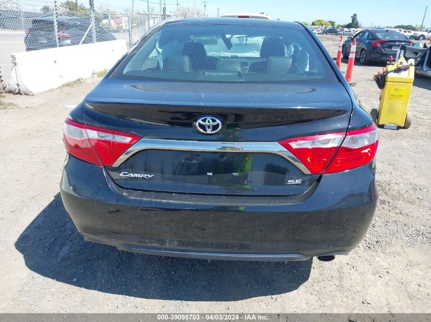 2016 Toyota Camry Se VIN: 4T1BF1FK8GU257671 Lot: 39095703