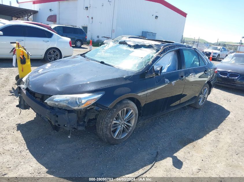 2016 Toyota Camry Se VIN: 4T1BF1FK8GU257671 Lot: 39095703