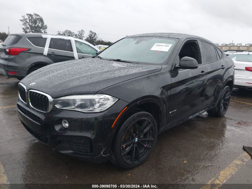 VIN 5UXKU0C56J0G80574 2018 BMW X6, Sdrive35I no.2