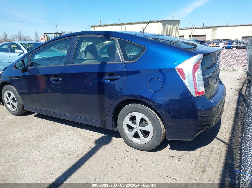 JTDKN3DU8D1697975 | 2013 TOYOTA PRIUS