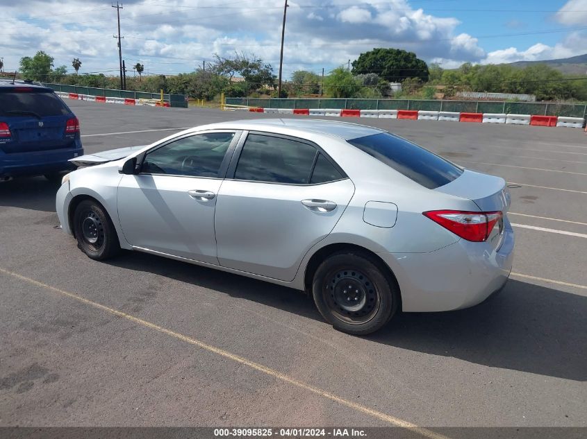 2016 Toyota Corolla Le VIN: 5YFBURHE2GP408663 Lot: 39095825