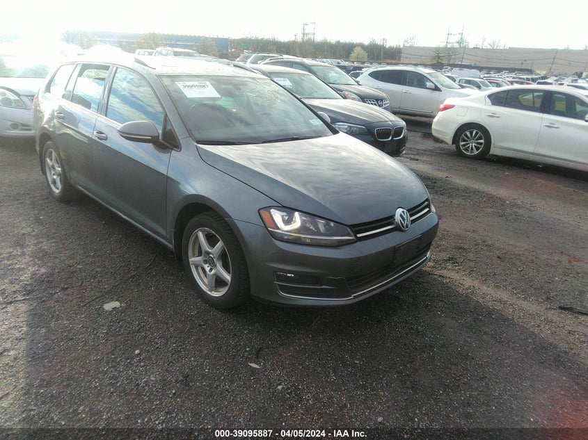 2015 VOLKSWAGEN GOLF SPORTWAGEN TSI SEL 4-DOOR - 3VWC17AU1FM519100