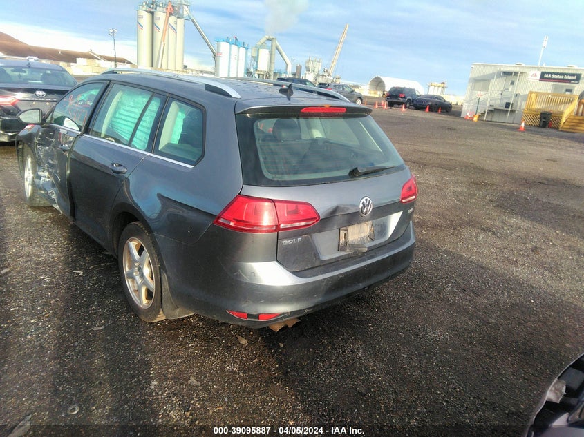 2015 VOLKSWAGEN GOLF SPORTWAGEN TSI SEL 4-DOOR - 3VWC17AU1FM519100