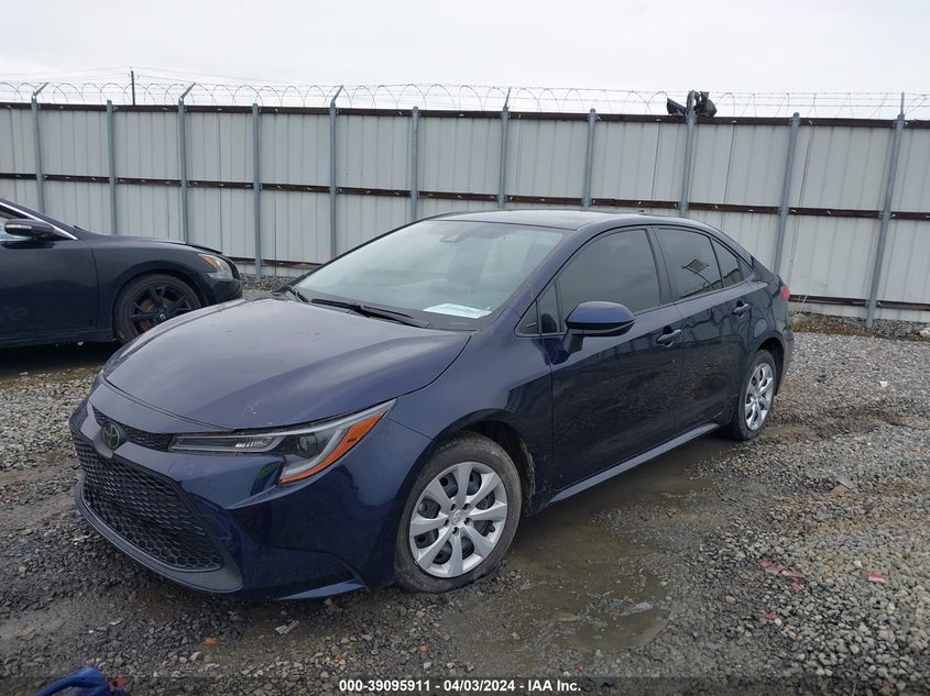 VIN JTDEPMAE9MJ188312 2021 TOYOTA COROLLA LE