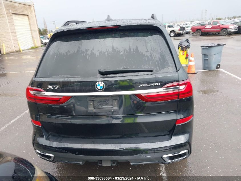 2019 BMW X7 xDrive40I VIN: 5UXCW2C5XKL083581 Lot: 39096564