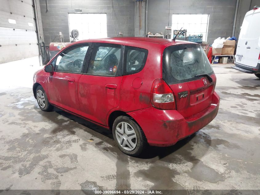 JHMGD37438S038429 | 2008 HONDA FIT