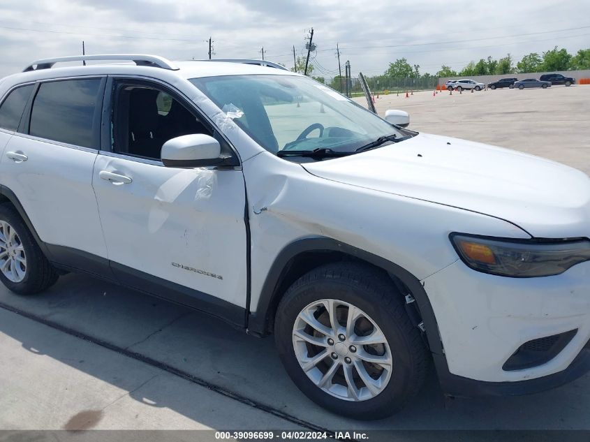 2019 Jeep Cherokee Latitude Fwd VIN: 1C4PJLCB4KD357834 Lot: 39096699