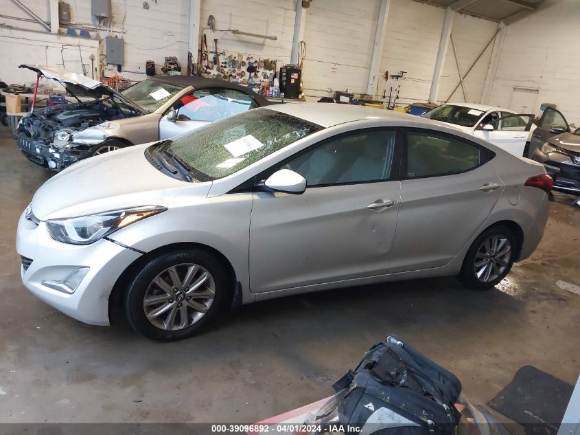 2015 Hyundai Elantra Se VIN: 5NPDH4AE1FH614045 Lot: 39096892