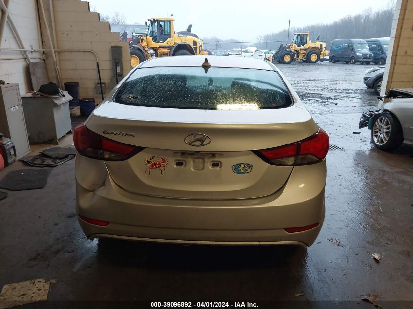 2015 Hyundai Elantra Se VIN: 5NPDH4AE1FH614045 Lot: 39096892