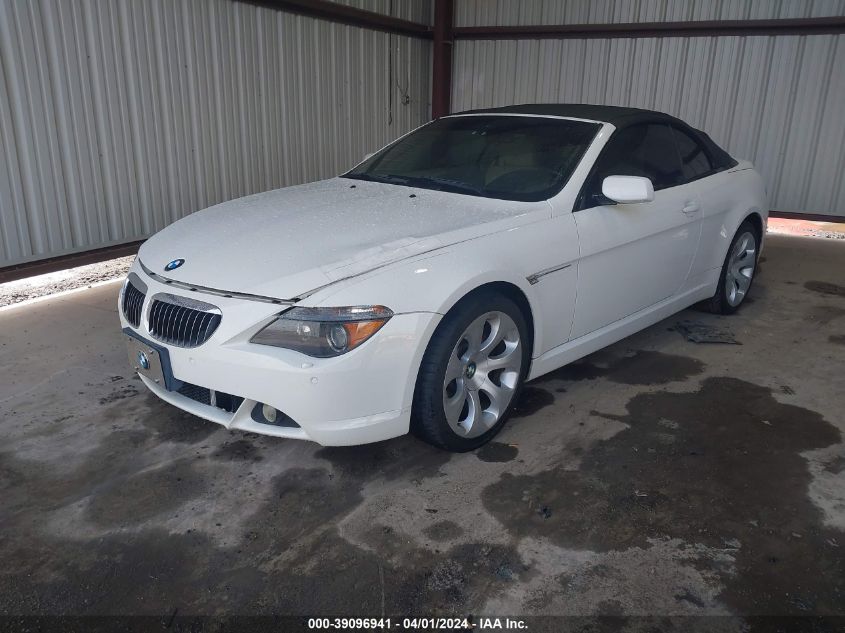 WBAEK13466CN76197 | 2006 BMW 650I