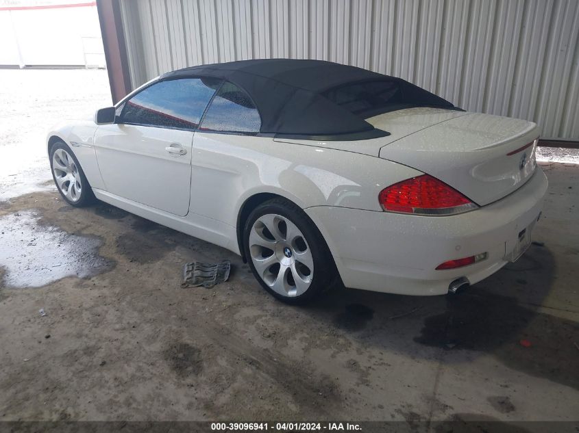 WBAEK13466CN76197 | 2006 BMW 650I