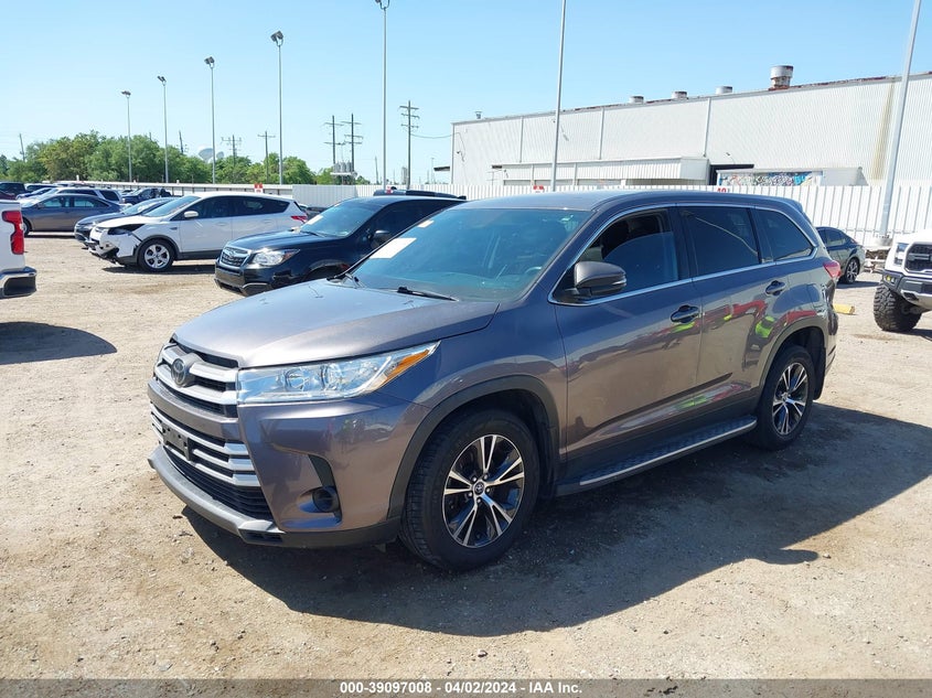 2019 TOYOTA HIGHLANDER VIN: 5TDZARFH7KS047743