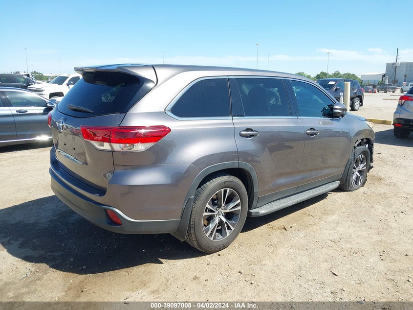 2019 TOYOTA HIGHLANDER VIN: 5TDZARFH7KS047743