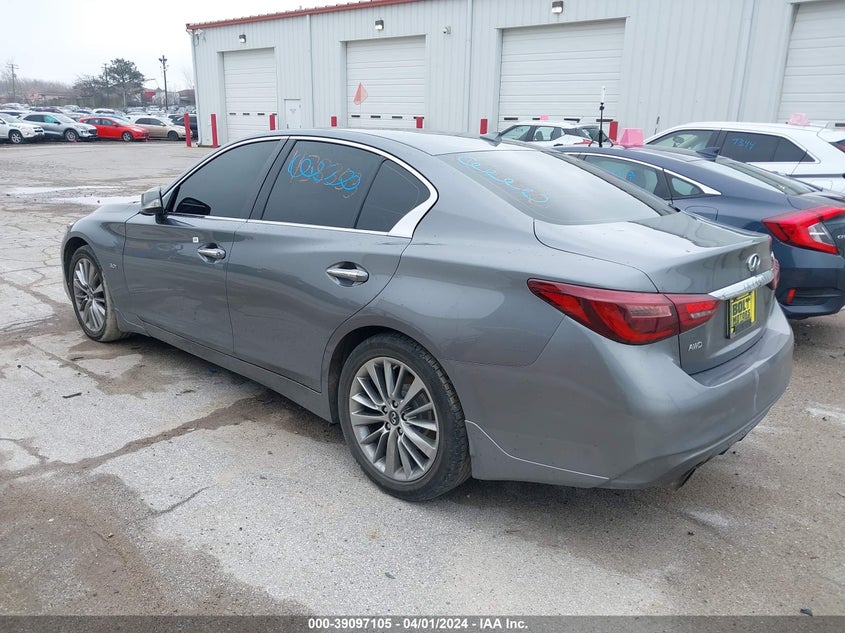 VIN JN1EV7AR4JM438353 2018 INFINITI Q50 LUXE/SPORT
