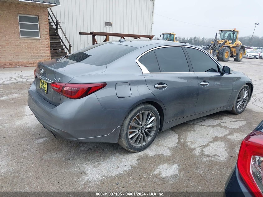 VIN JN1EV7AR4JM438353 2018 INFINITI Q50 LUXE/SPORT