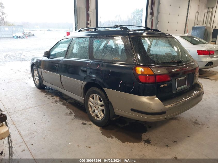 2001 Subaru Outback VIN: 4S3BH675317666011 Lot: 39097296