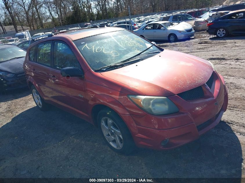 2004 Pontiac Vibe VIN: 5Y2SM62884Z460592 Lot: 39097303