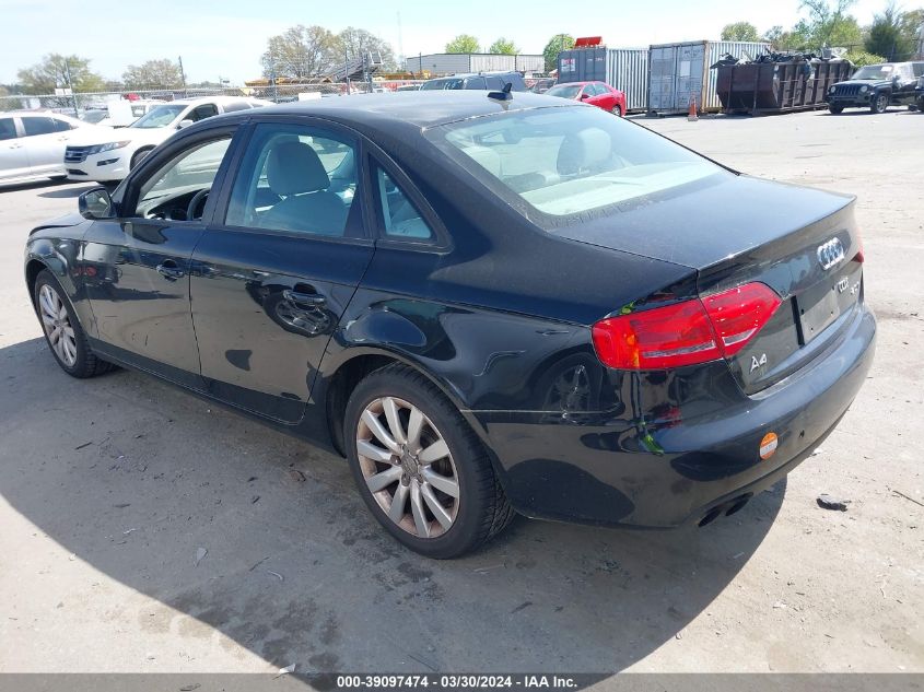 WAUAFAFL4CN021187 | 2012 AUDI A4