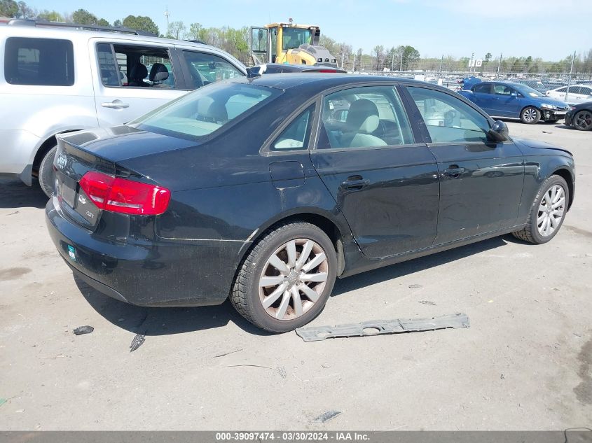 WAUAFAFL4CN021187 | 2012 AUDI A4