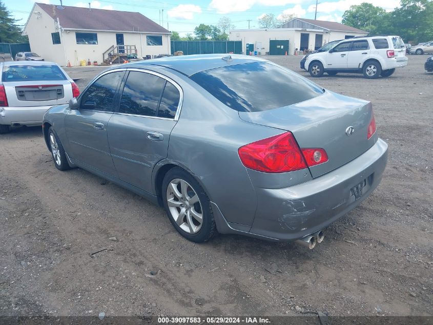 2006 Infiniti G35X VIN: JNKCV51F36M614913 Lot: 39097583