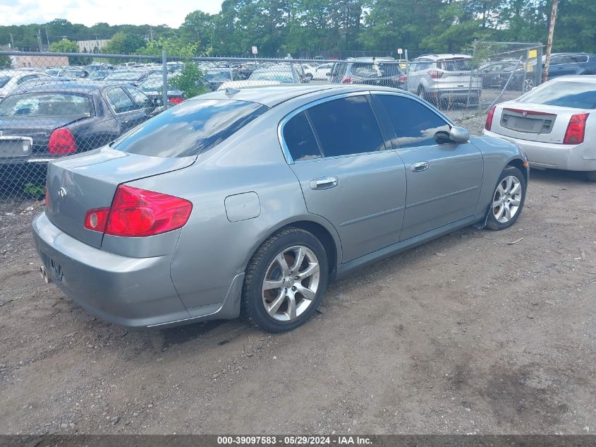 2006 Infiniti G35X VIN: JNKCV51F36M614913 Lot: 39097583