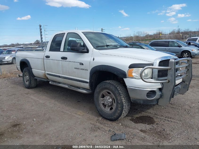 2005 Dodge Ram 2500 Slt/Laramie VIN: 3D7KS28C95G755881 Lot: 39097618