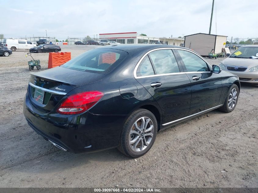 2018 Mercedes-Benz C 300 4Matic VIN: 55SWF4KB4JU259994 Lot: 39097668