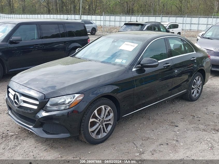 2018 Mercedes-Benz C 300 4Matic VIN: 55SWF4KB4JU259994 Lot: 39097668