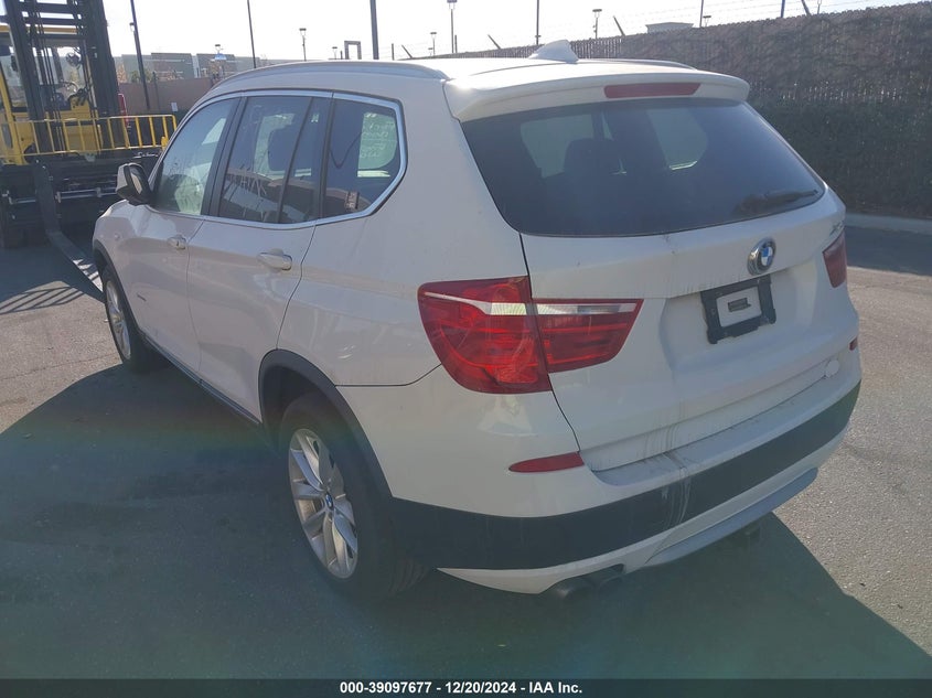 Vin: 5uxwx9c51d0d01806, lot: 39581710, bmw x3 xdrive28i 20133