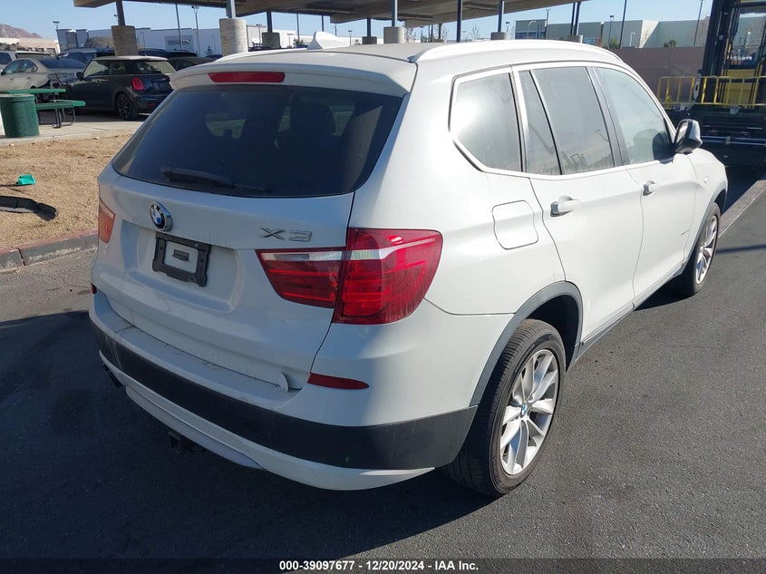 Vin: 5uxwx9c51d0d01806, lot: 39581710, bmw x3 xdrive28i 20134