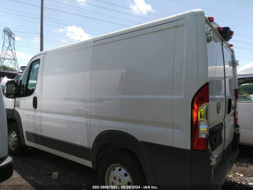 2017 Ram Promaster 1500 Low Roof 118 Wb VIN: 3C6TRVNG1HE551618 Lot: 39097882