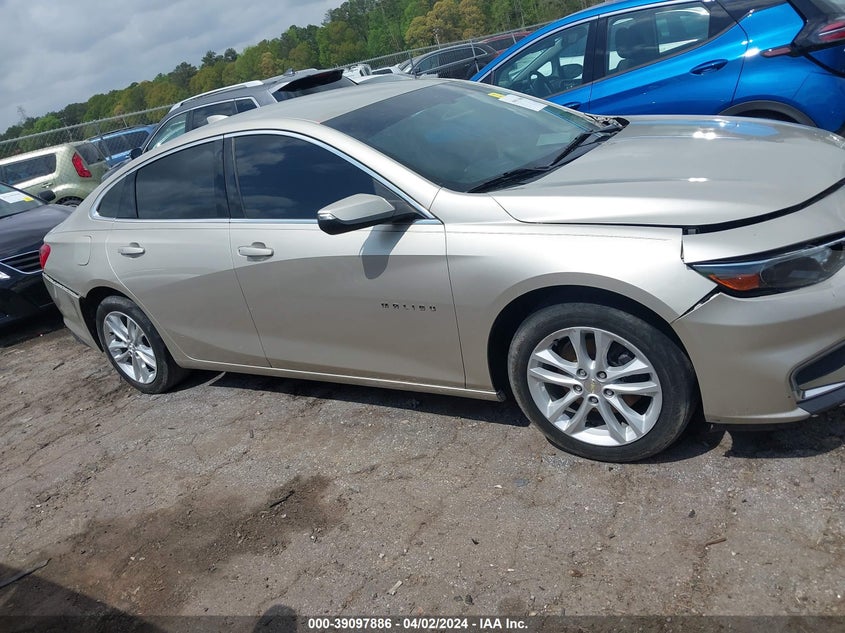 2016 CHEVROLET MALIBU 1LT - 1G1ZE5ST3GF297374