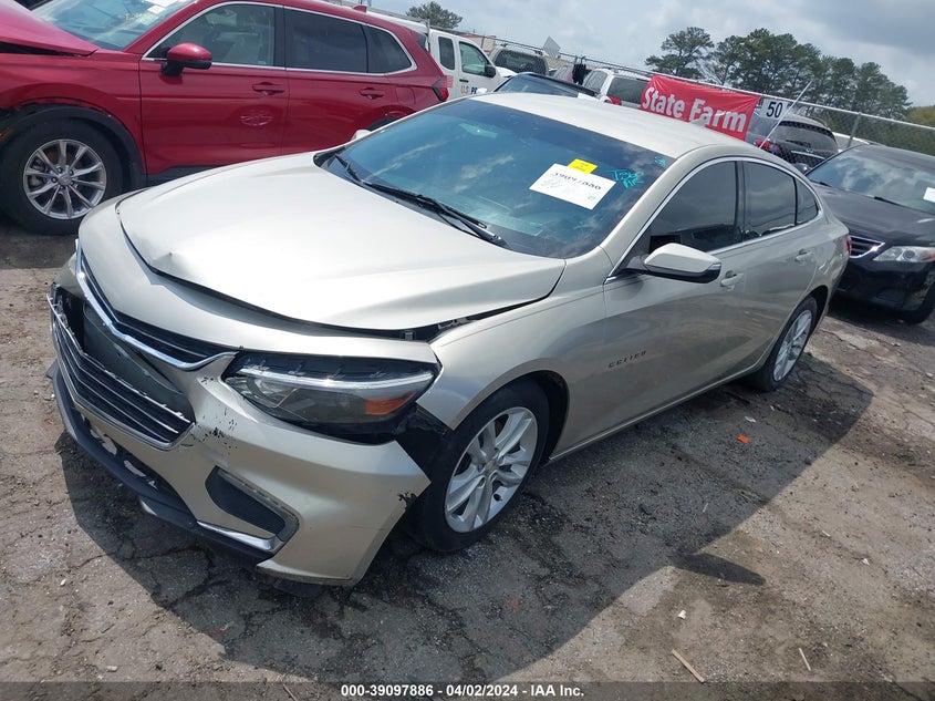 2016 CHEVROLET MALIBU 1LT - 1G1ZE5ST3GF297374