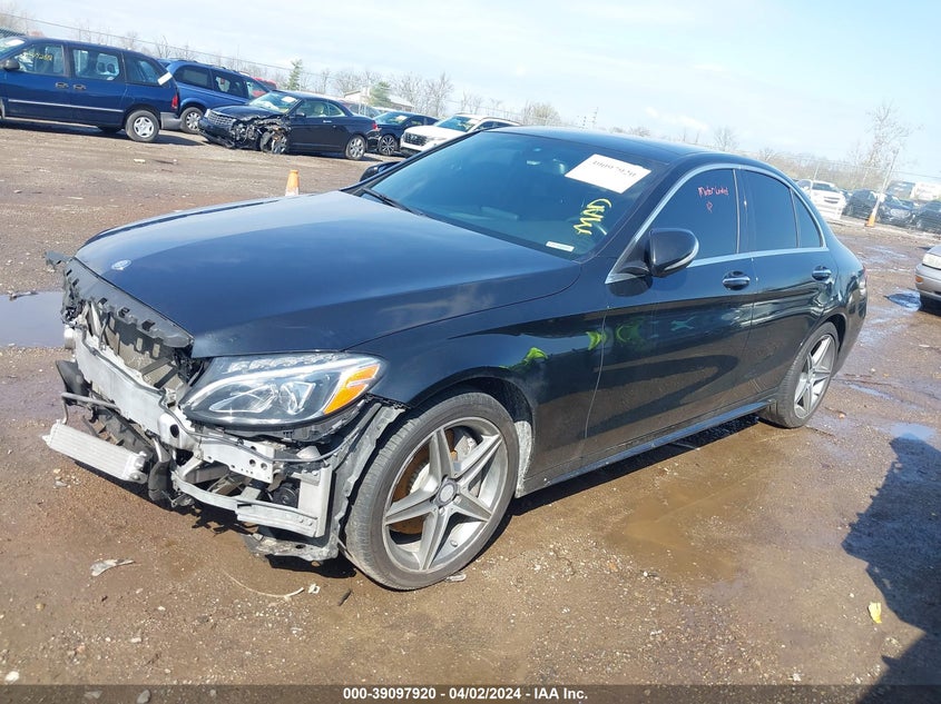 2015 MERCEDES-BENZ C 300 300 4MATIC - 55SWF4KB7FU030085
