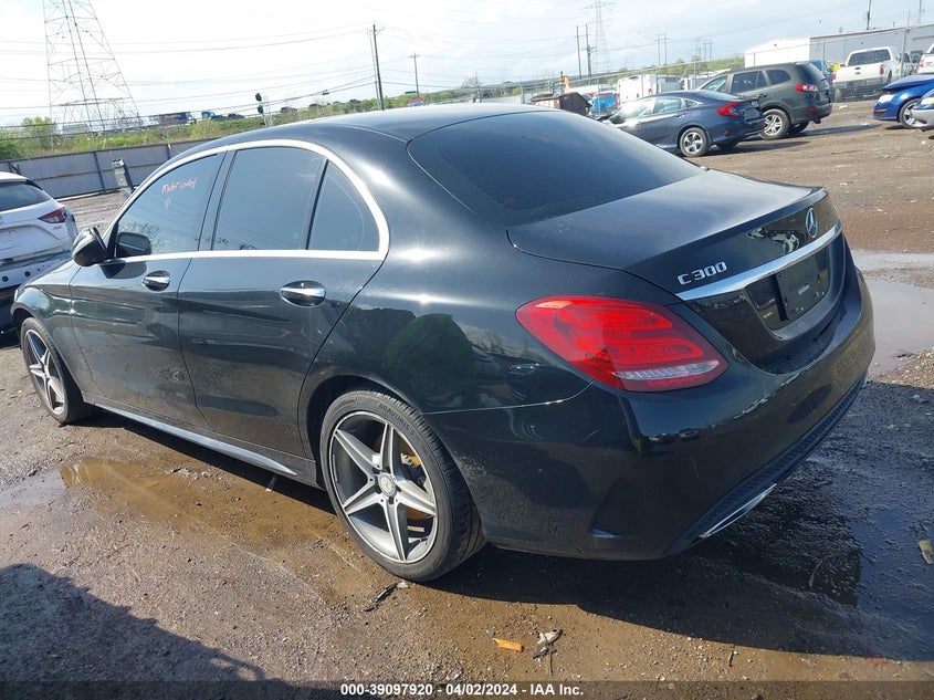 2015 MERCEDES-BENZ C 300 300 4MATIC - 55SWF4KB7FU030085