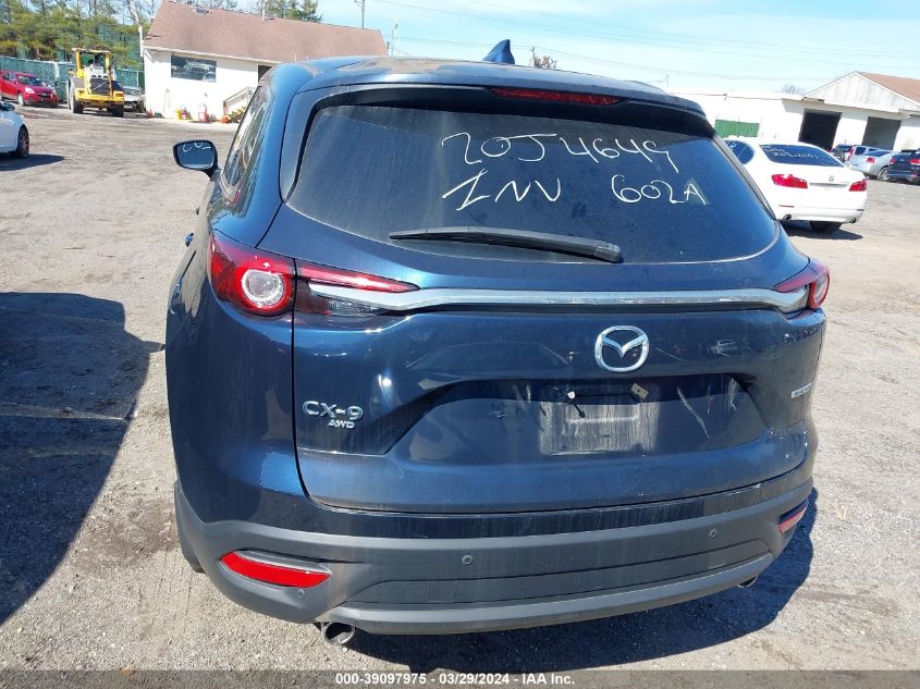 2020 Mazda Cx-9 Touring VIN: JM3TCBCY3L0421224 Lot: 39097975