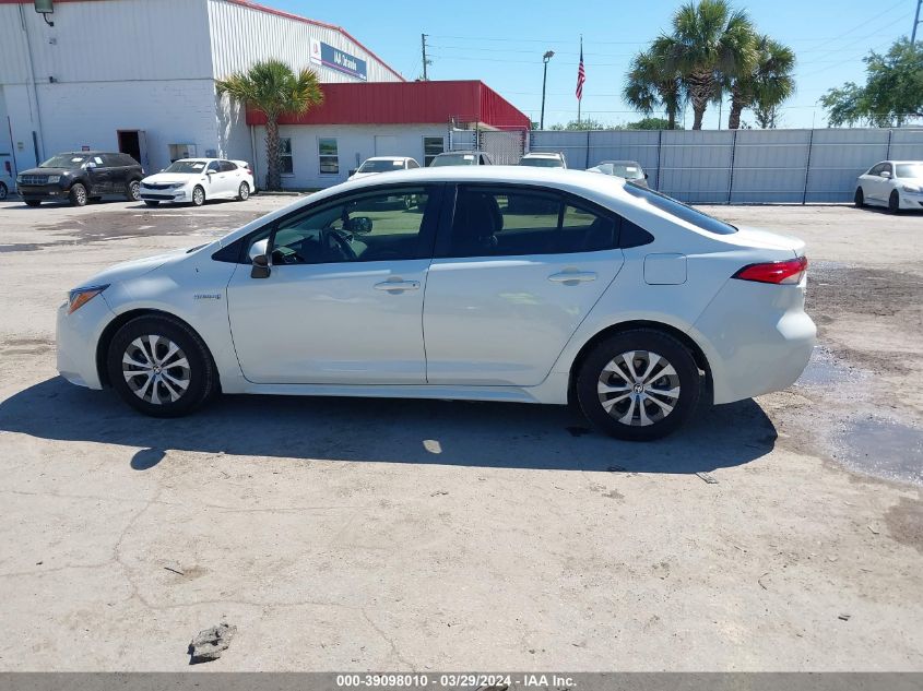 2021 TOYOTA COROLLA HYBRID LE - JTDEAMDE1MJ016546