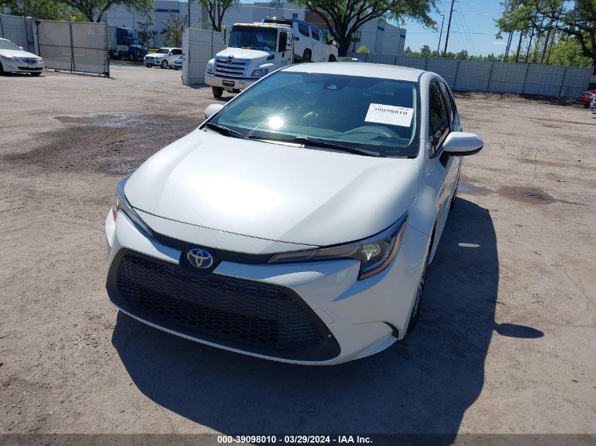 2021 TOYOTA COROLLA HYBRID LE - JTDEAMDE1MJ016546