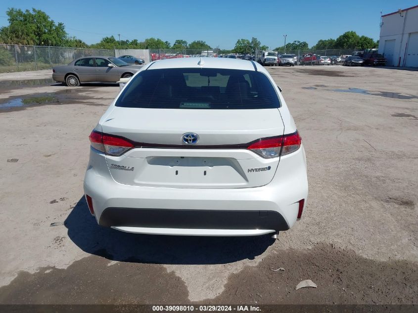 2021 TOYOTA COROLLA HYBRID LE - JTDEAMDE1MJ016546