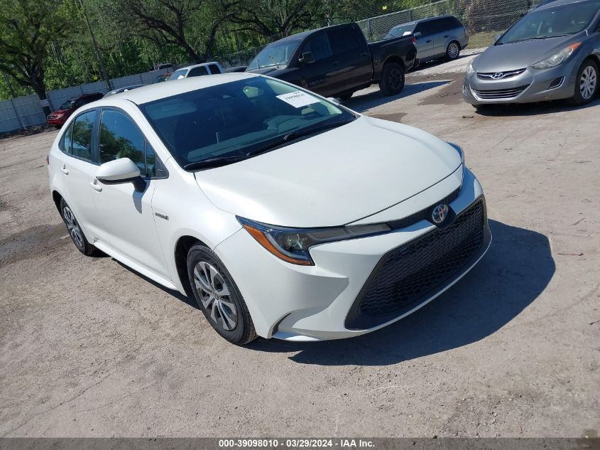 2021 TOYOTA COROLLA HYBRID LE - JTDEAMDE1MJ016546