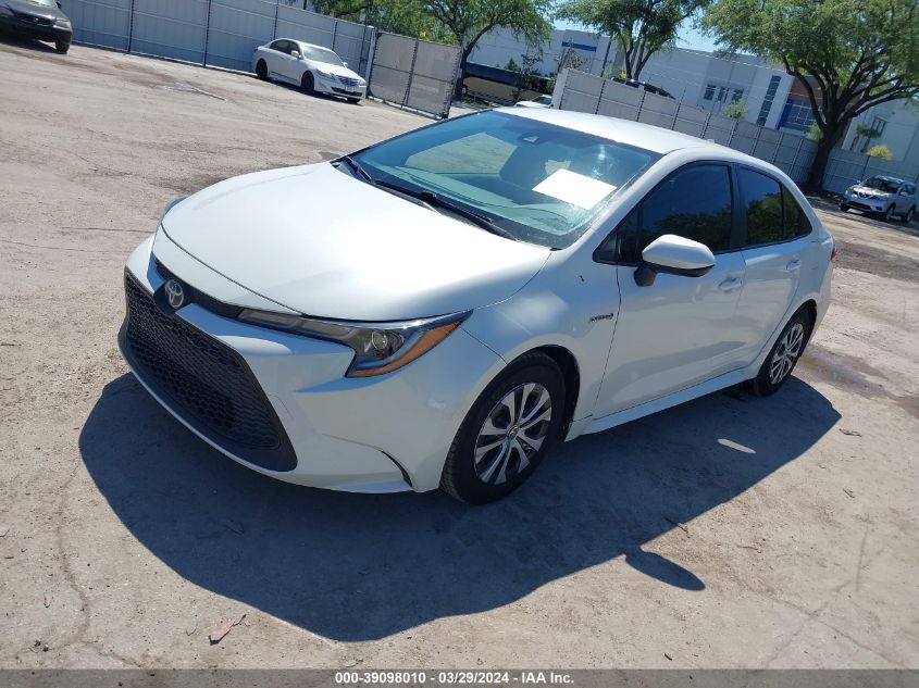 2021 TOYOTA COROLLA HYBRID LE - JTDEAMDE1MJ016546