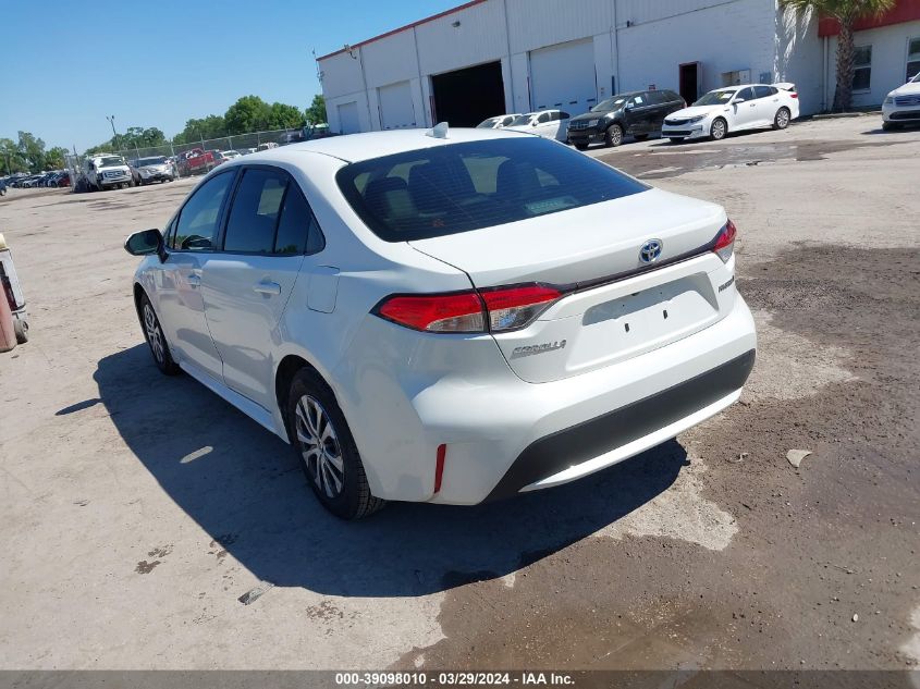 2021 TOYOTA COROLLA HYBRID LE - JTDEAMDE1MJ016546