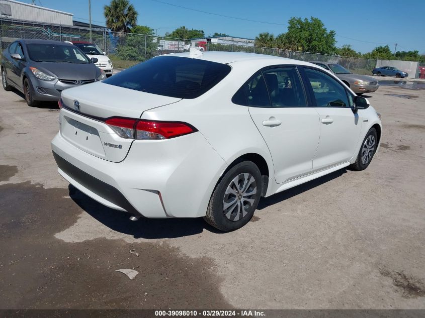 2021 TOYOTA COROLLA HYBRID LE - JTDEAMDE1MJ016546