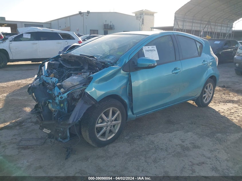 2012 Toyota Prius C Four VIN: JTDKDTB35C1021575 Lot: 39098054