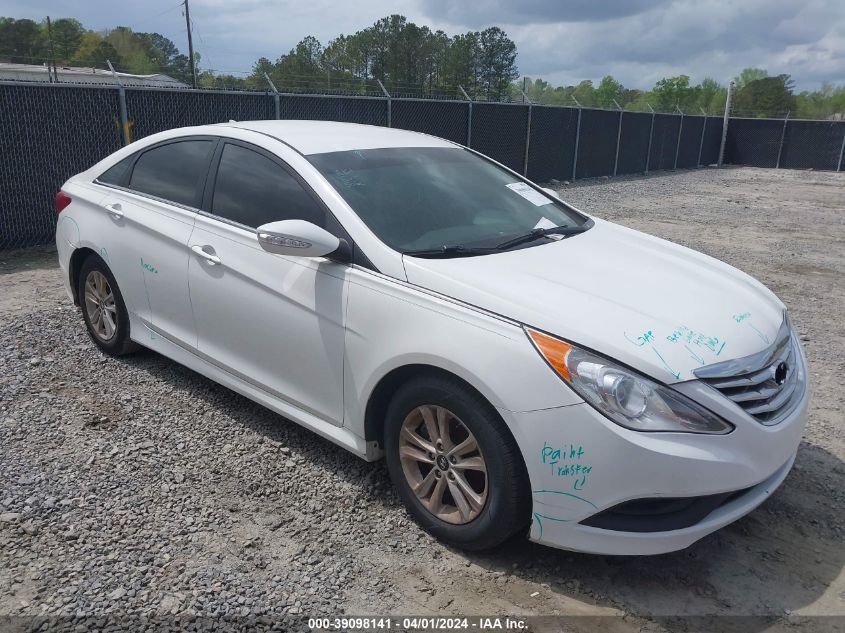 2014 Hyundai Sonata Gls VIN: 5NPEB4AC8EH873828 Lot: 39098141