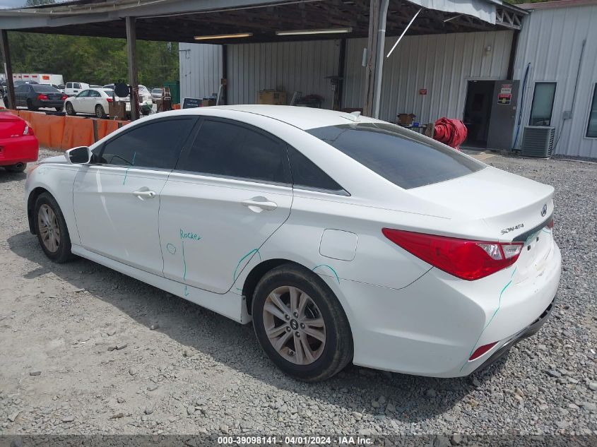 2014 Hyundai Sonata Gls VIN: 5NPEB4AC8EH873828 Lot: 39098141