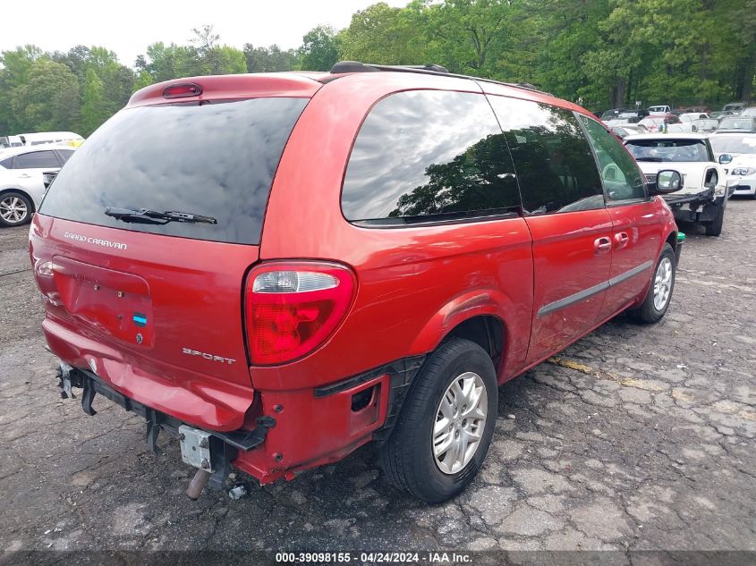 2003 Dodge Grand Caravan Sport VIN: 2D4GP44313R221075 Lot: 39098155