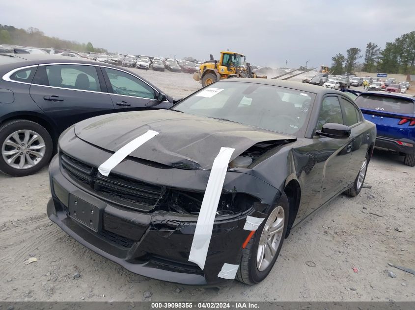 2023 Dodge Charger Sxt VIN: 2C3CDXBG2PH559449 Lot: 39098355