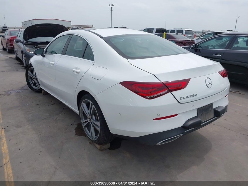2020 Mercedes-Benz Cla 250 VIN: W1K5J4GB3LN084183 Lot: 39098538